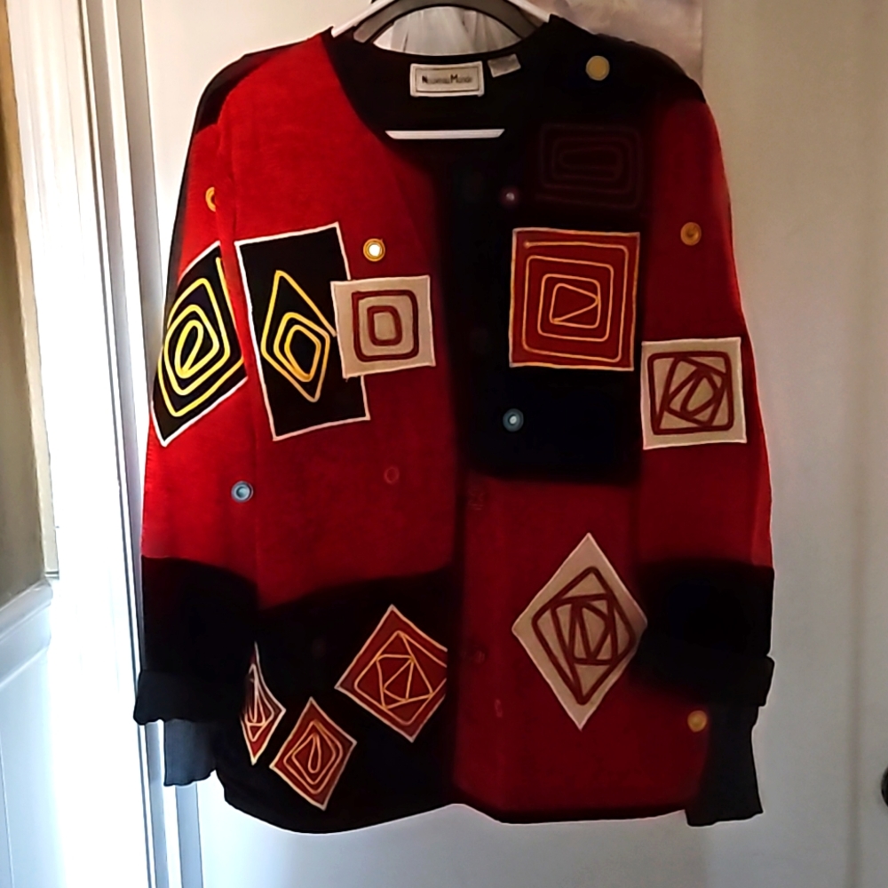 Ladies jacket-NoveauMonde brand Multi-color